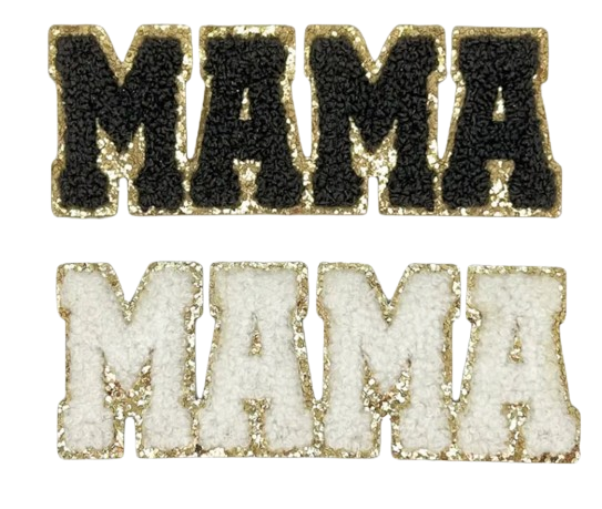 Chenille name patches