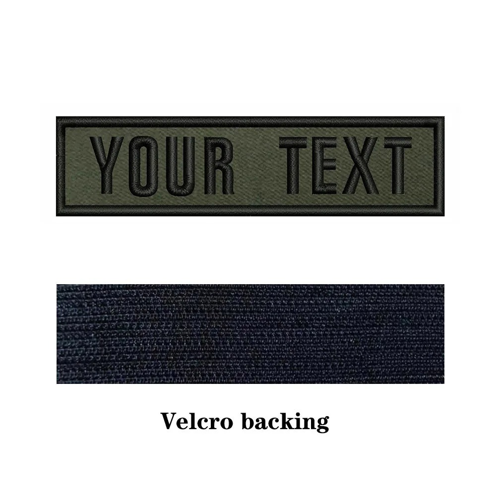 Velcro name patches