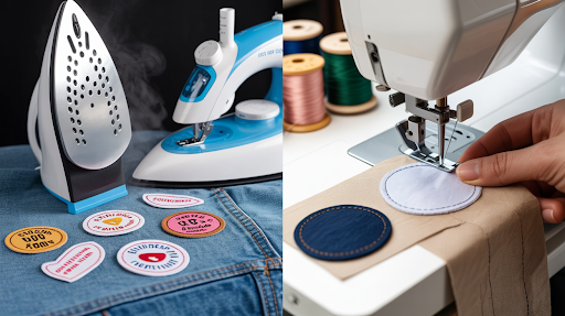 A comparison of two different custom patch application methods