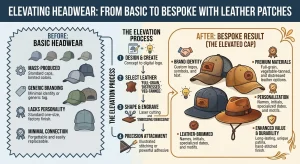 Use of leather patches NZ for tactical bags and hats.